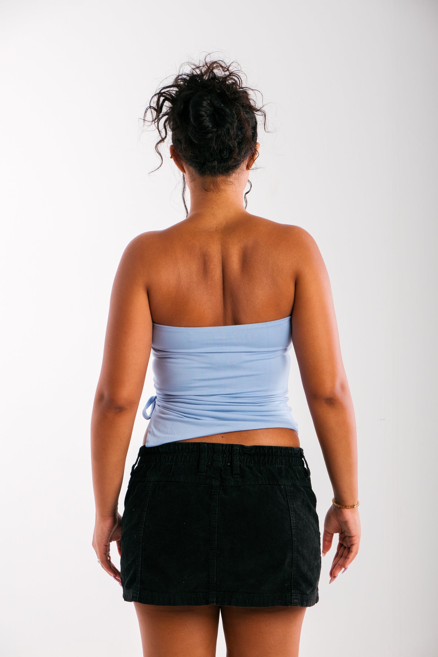 Mia Top -Pastel Blue