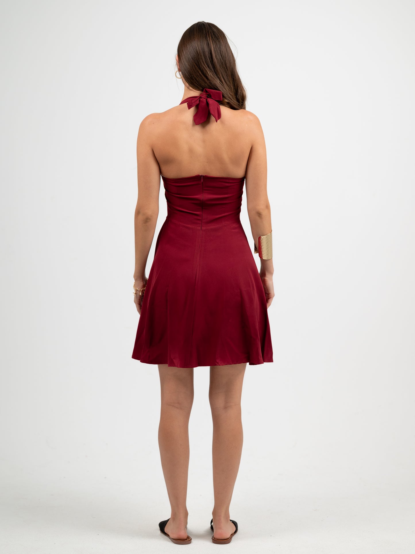 The Scarlette Dress-Burgundy