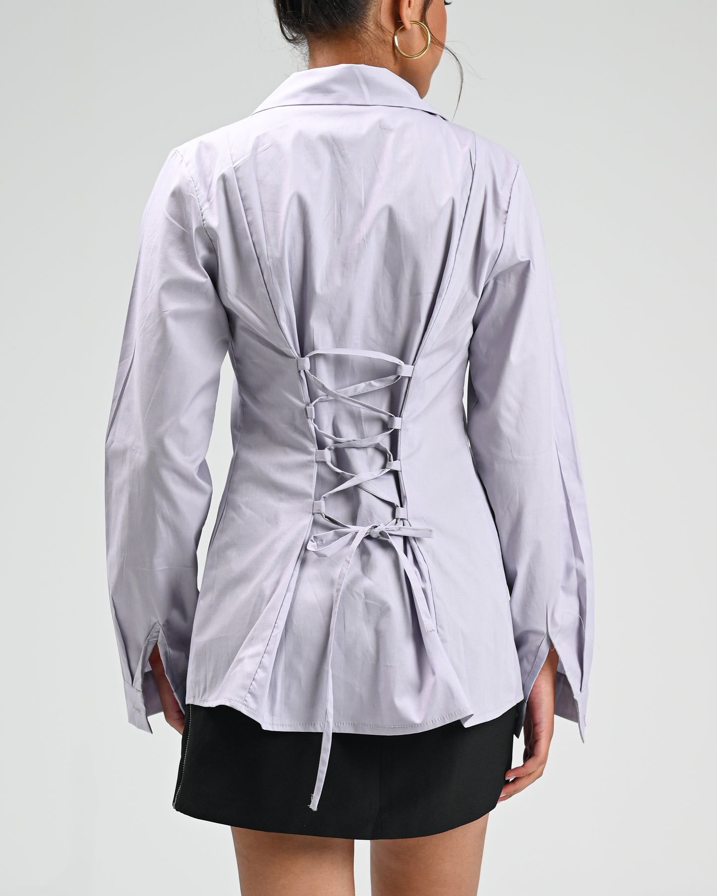 The Amélie Adjustable Chemise -Lavender Grey
