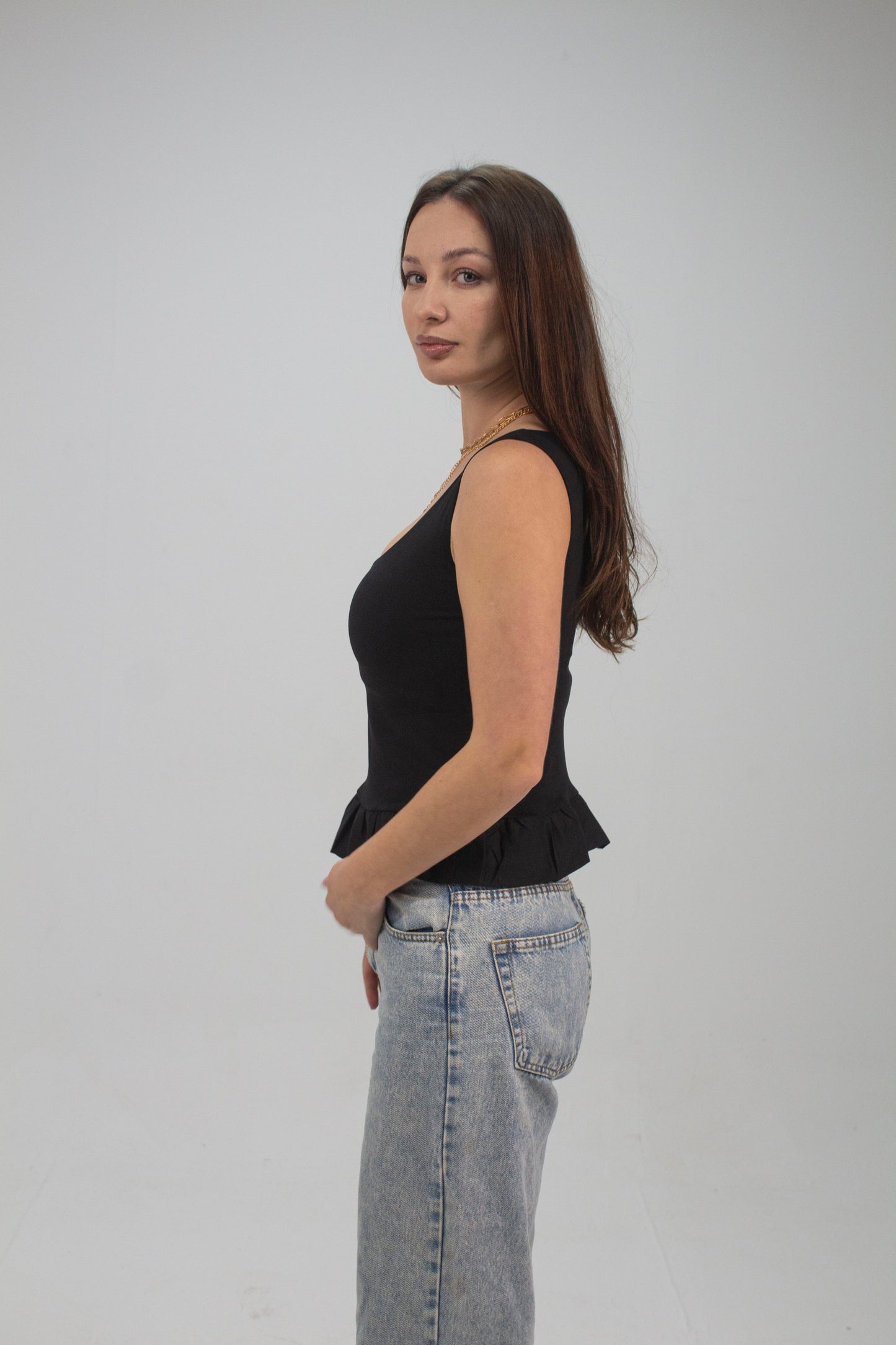 The Bubble Top-Black