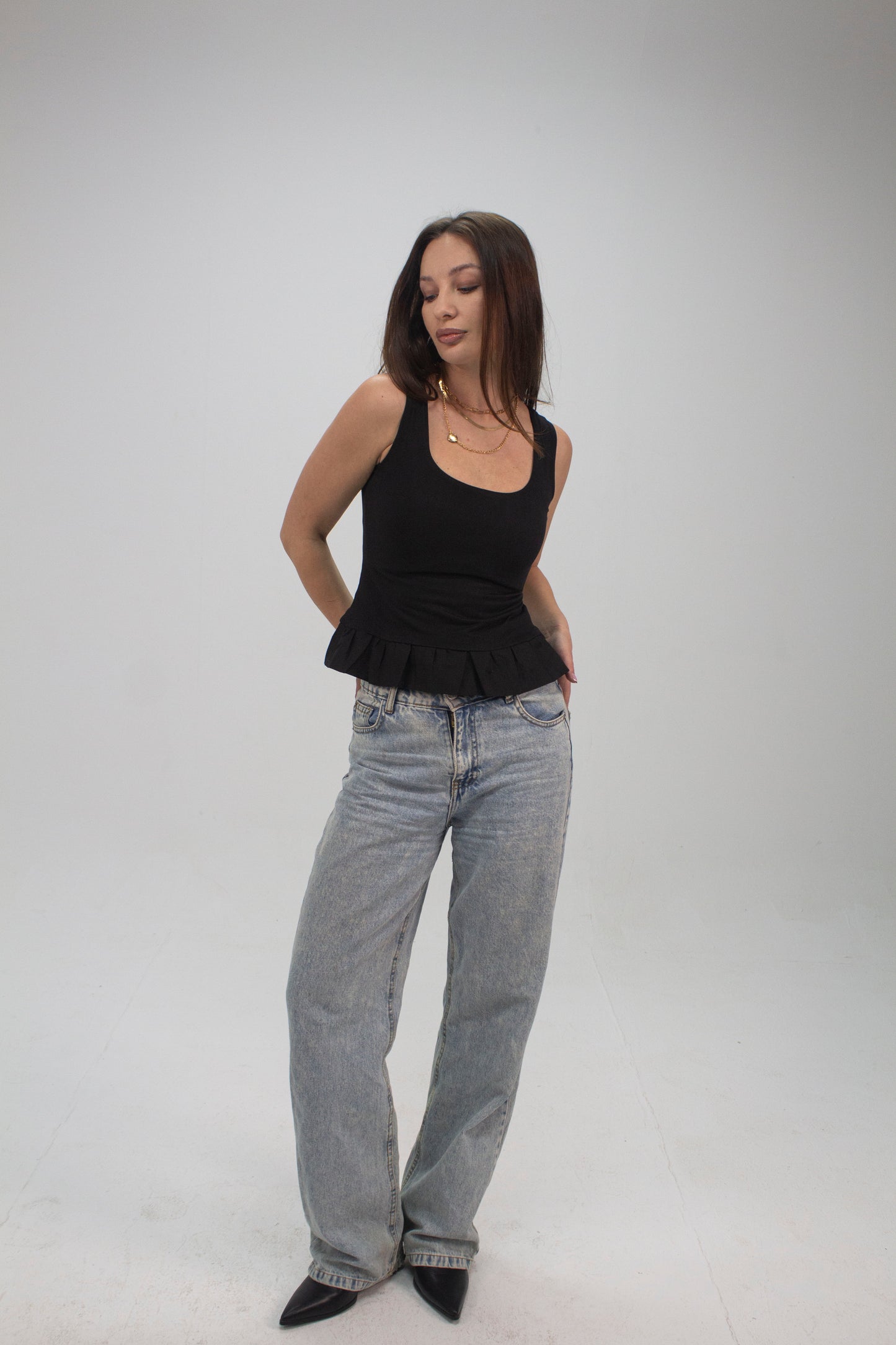The Bubble Top-Black