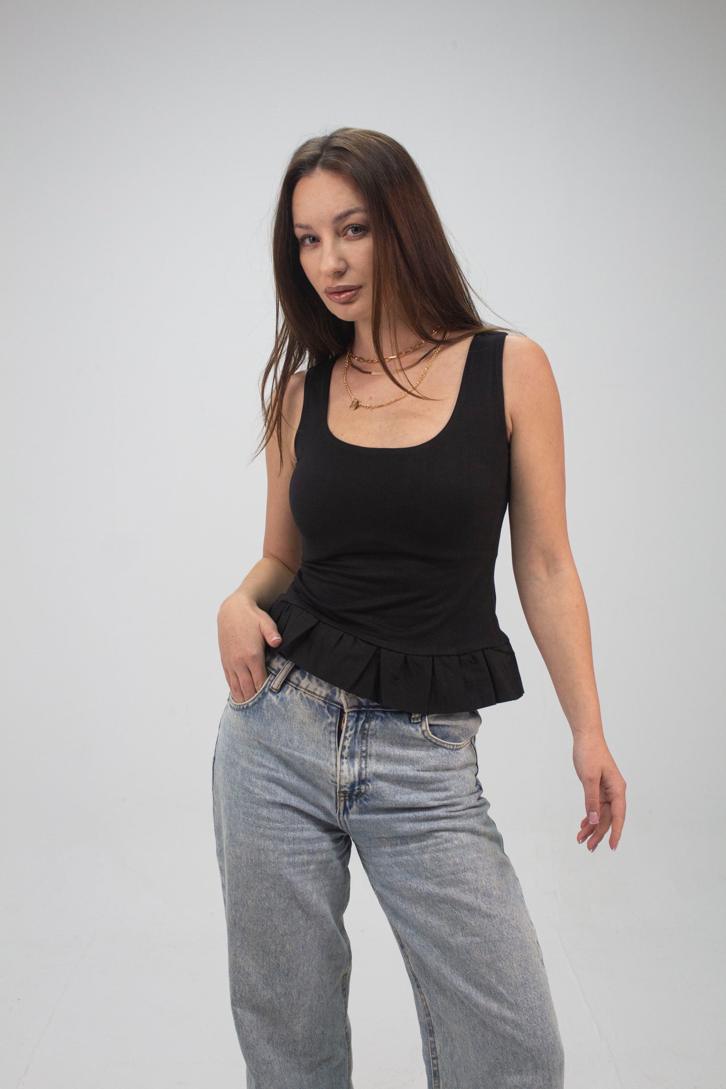The Bubble Top-Black