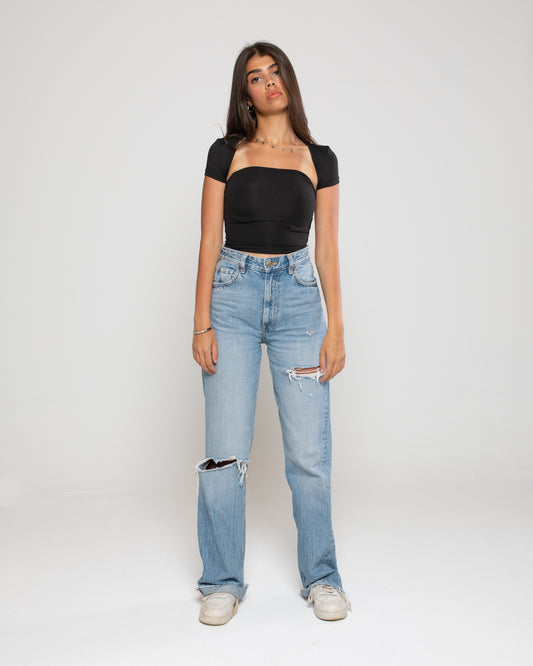 The Suzie Top -Black