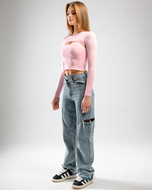 Ivy Top-Pink
