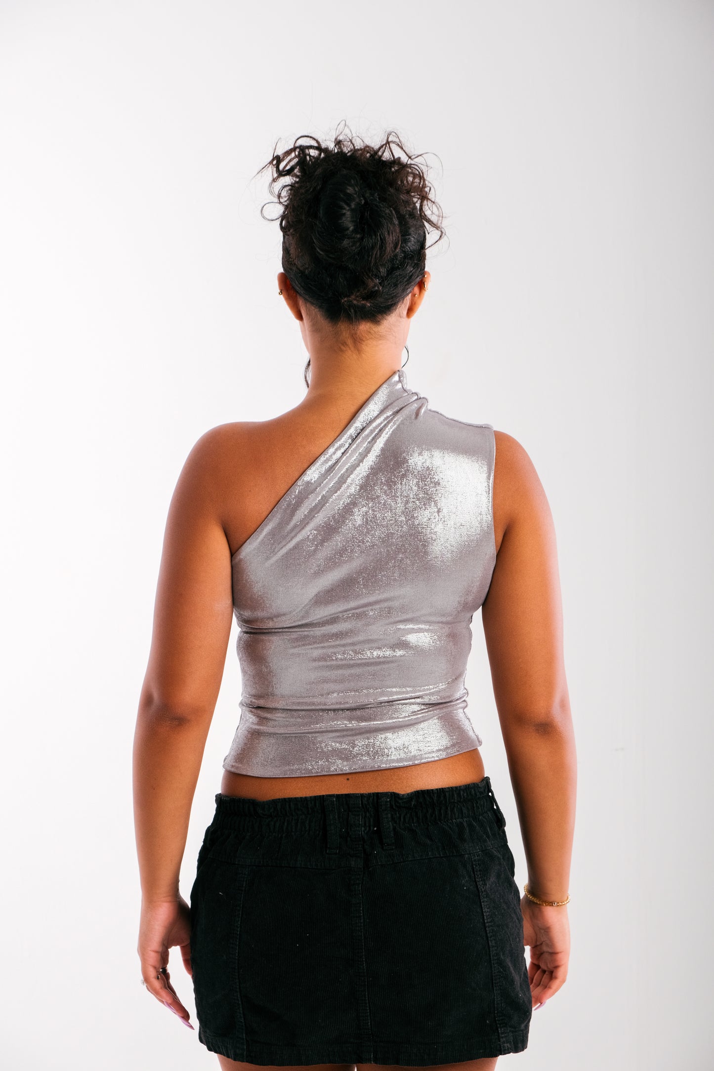 Femme Top -Silver Shimmer