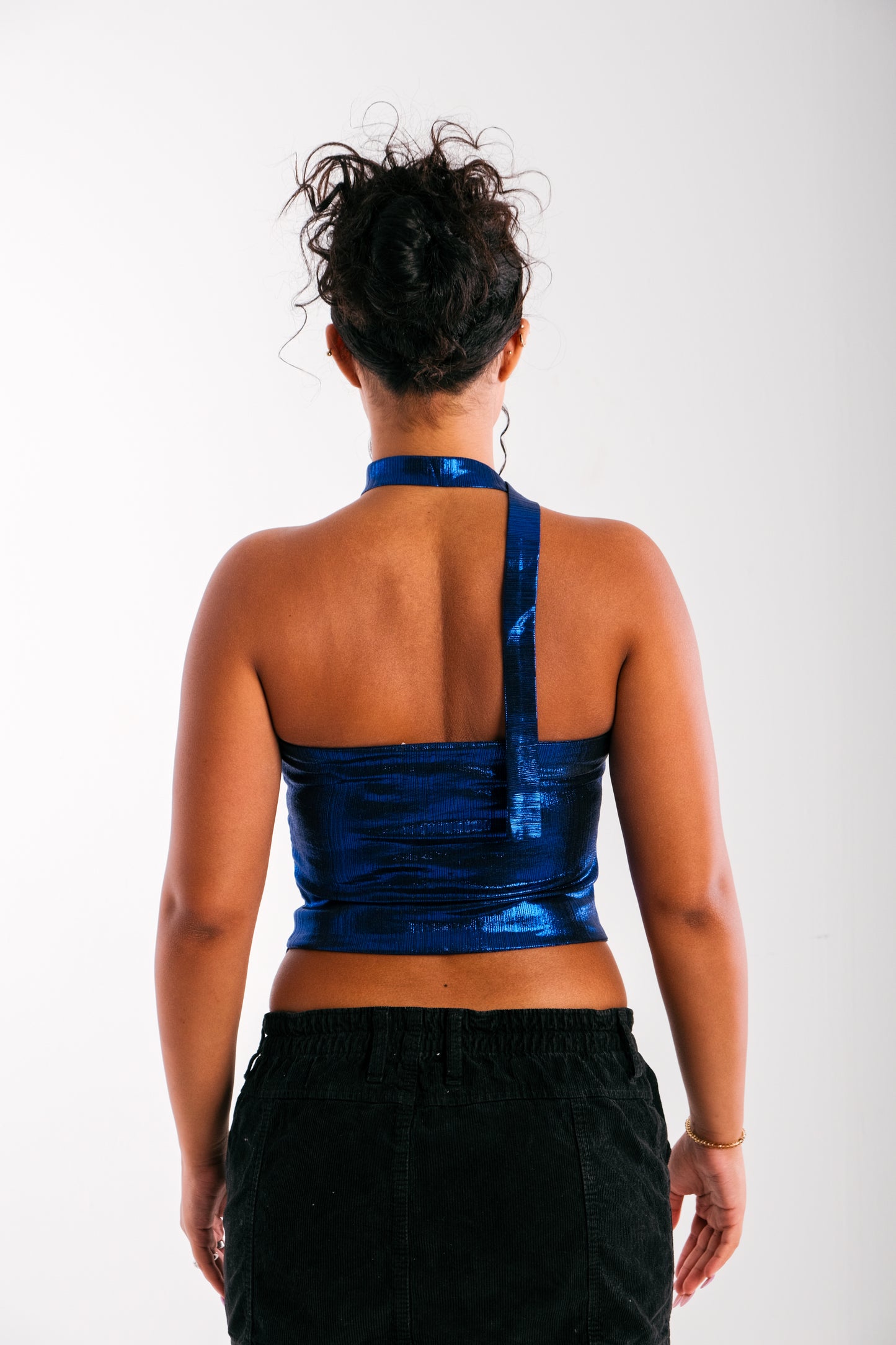 Vixen Top -Shimmer Blue