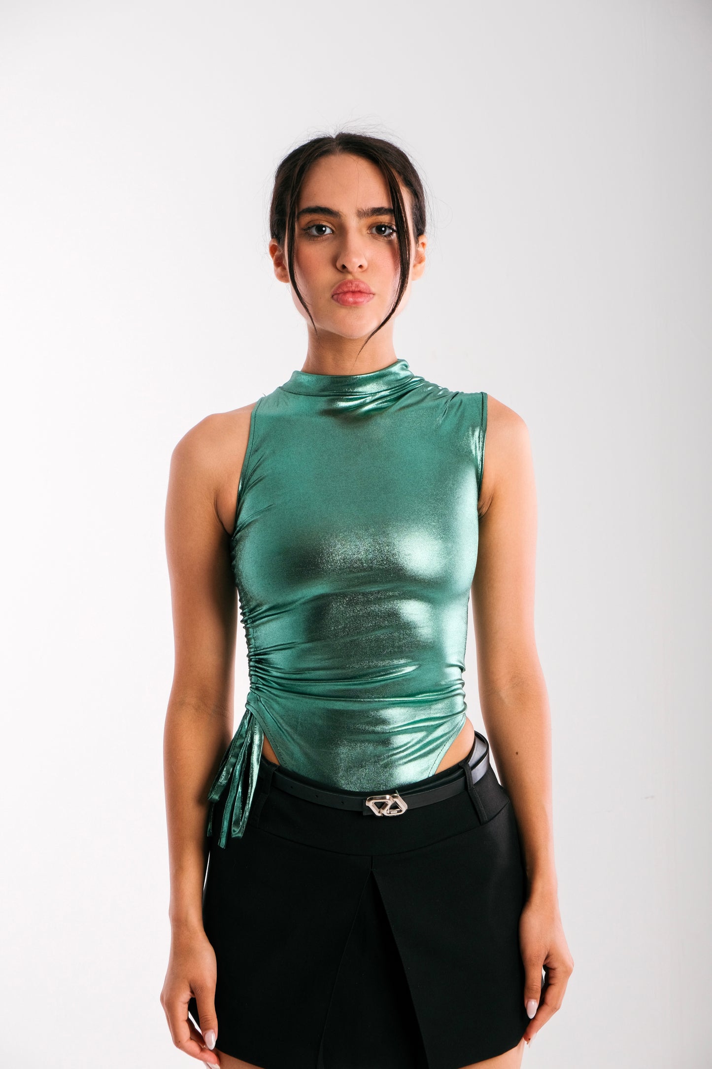 Goddess Bodysuit -Green Shimmer