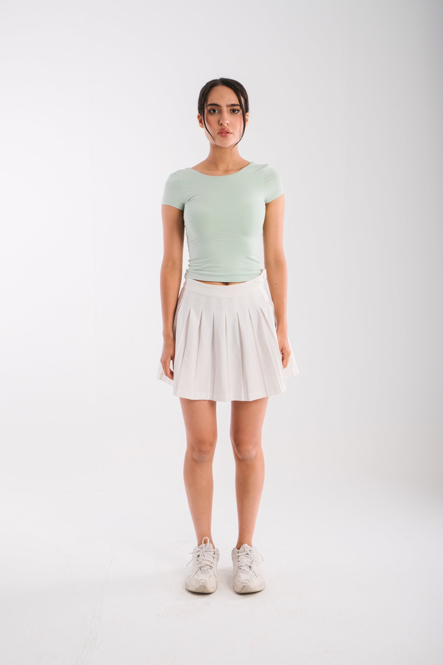 Two Sides Luna Top -Pastel Green