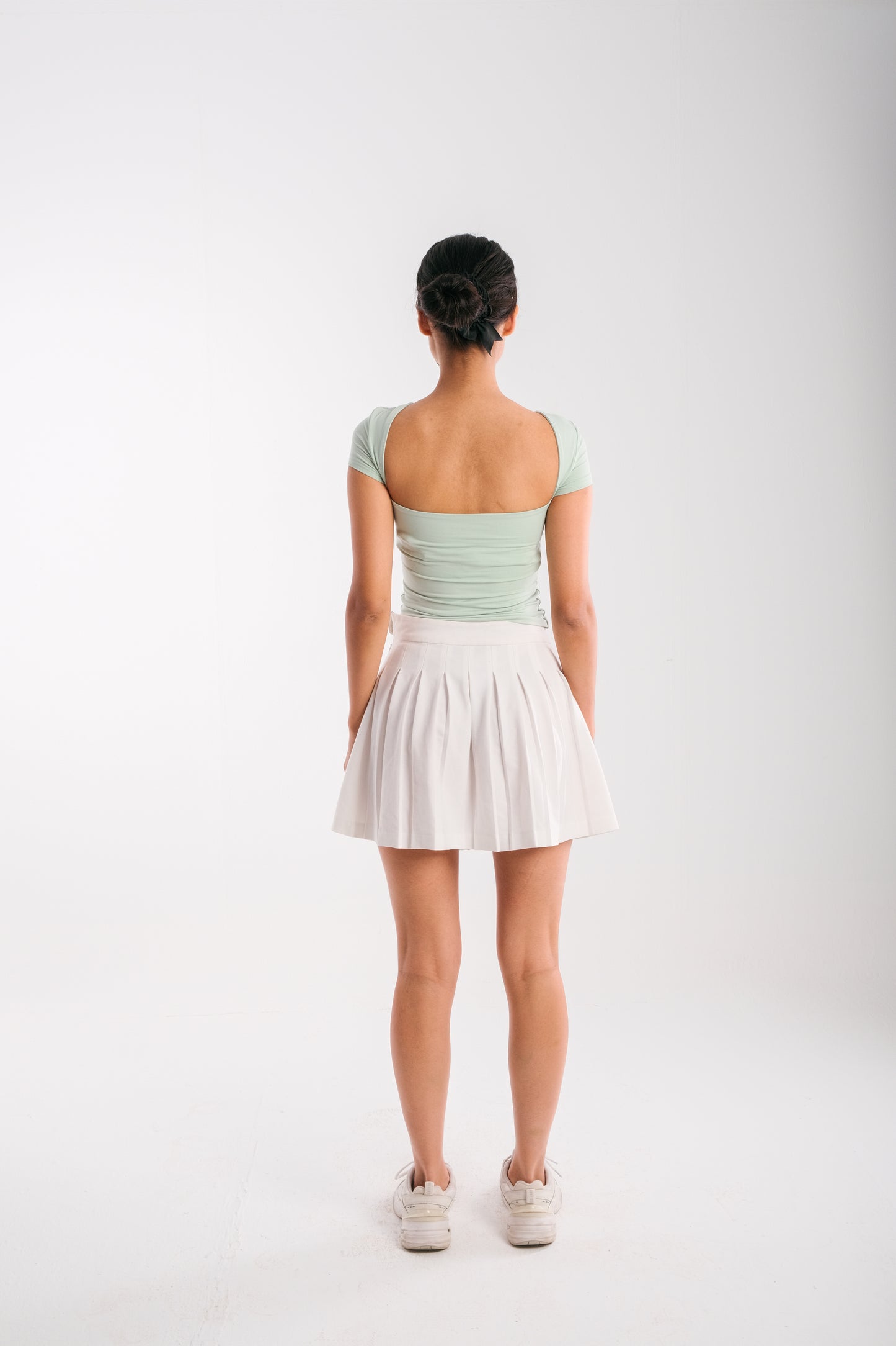 Two Sides Luna Top -Pastel Green