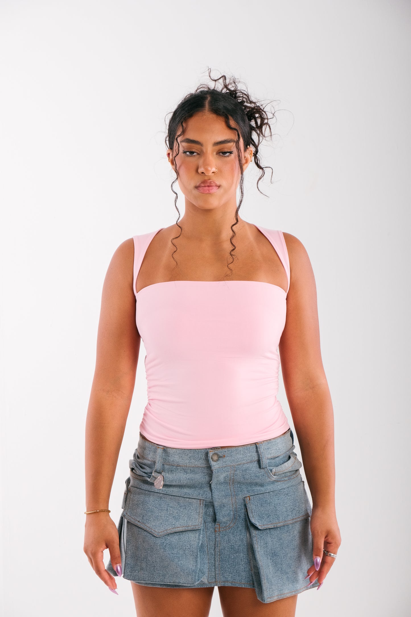 Bella Top -Pastel Pink