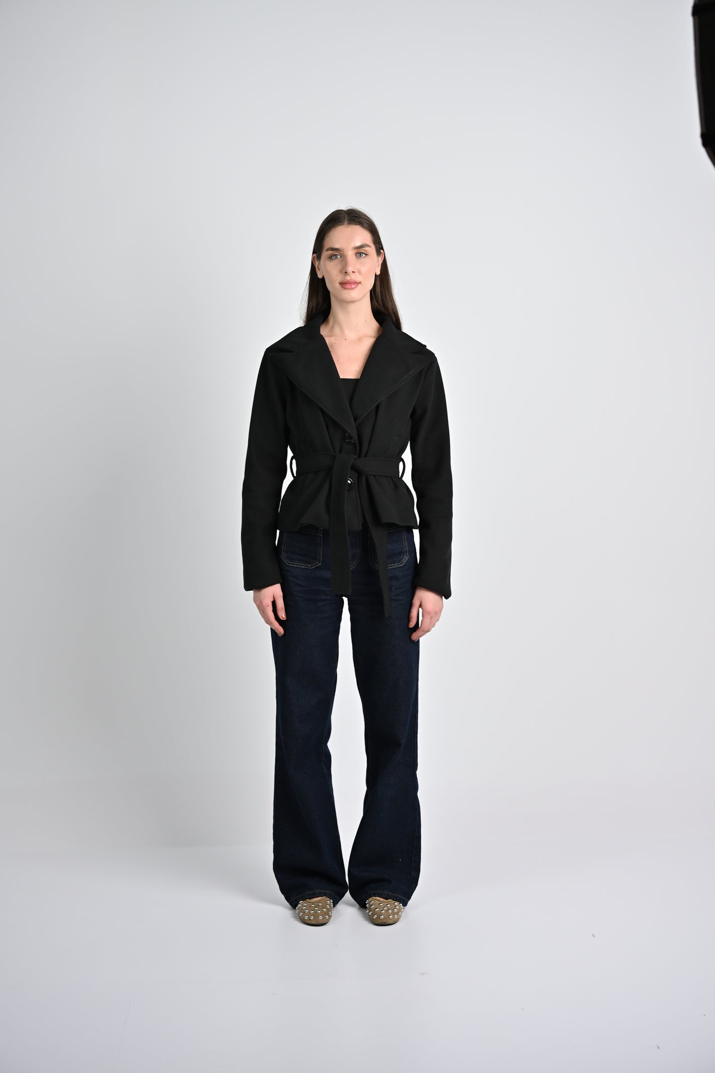 The Structured Jacket -Black