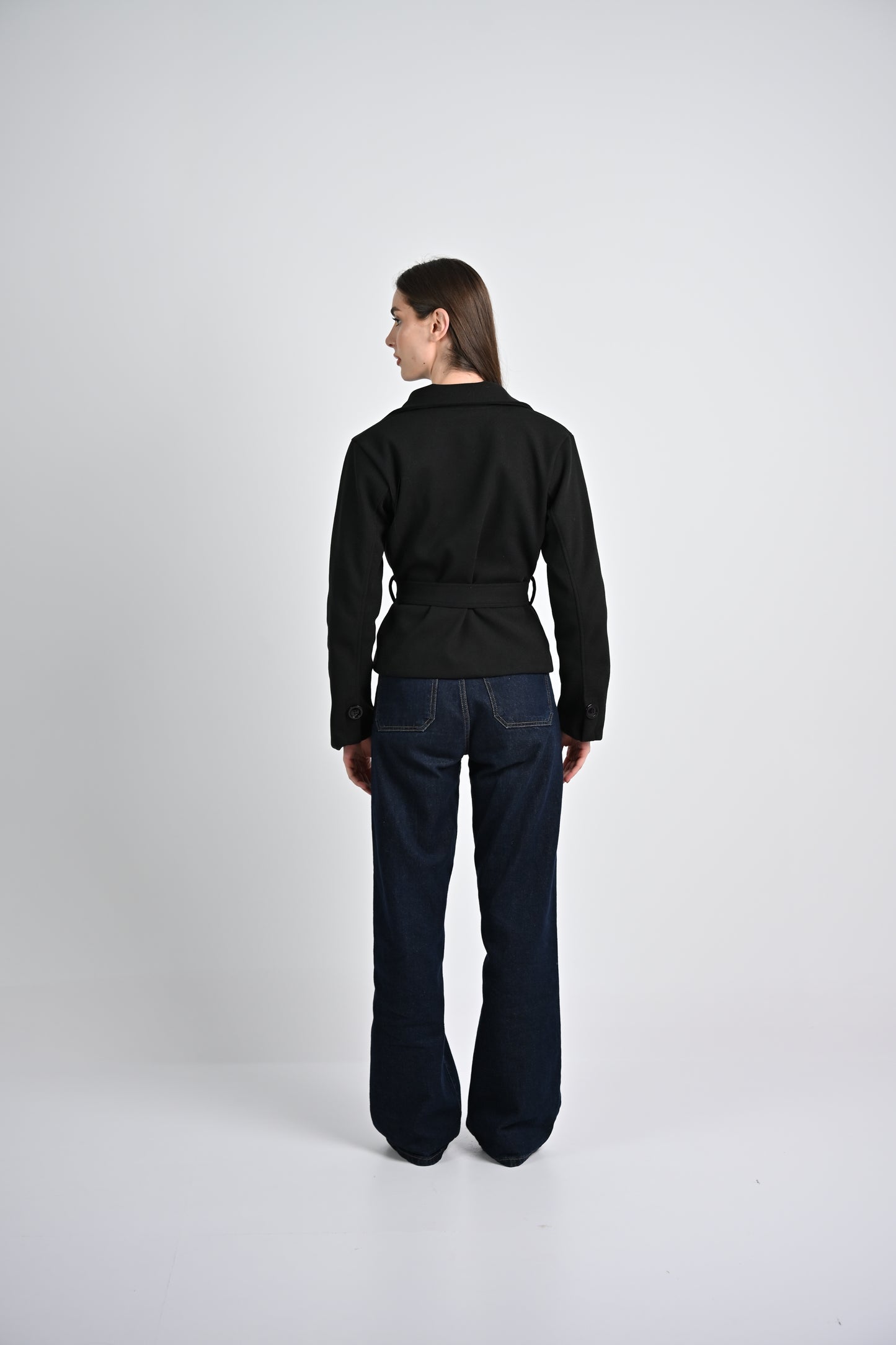 The Structured Jacket -Black