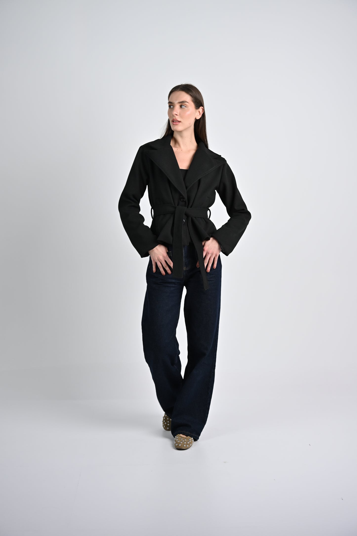 The Structured Jacket -Black