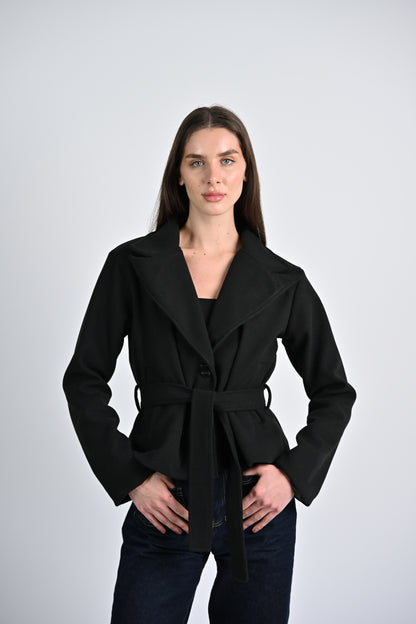 The Structured Jacket -Black