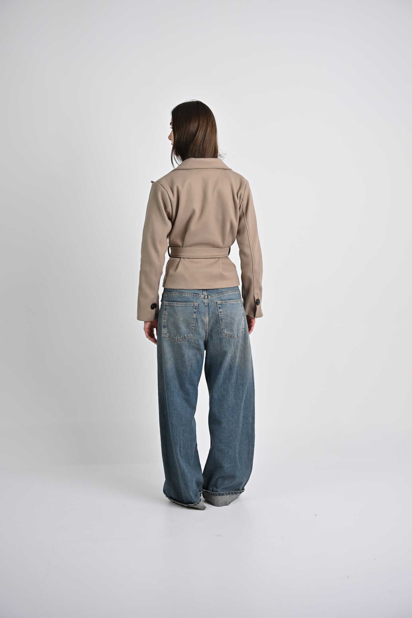 The Structured Jacket -Beige