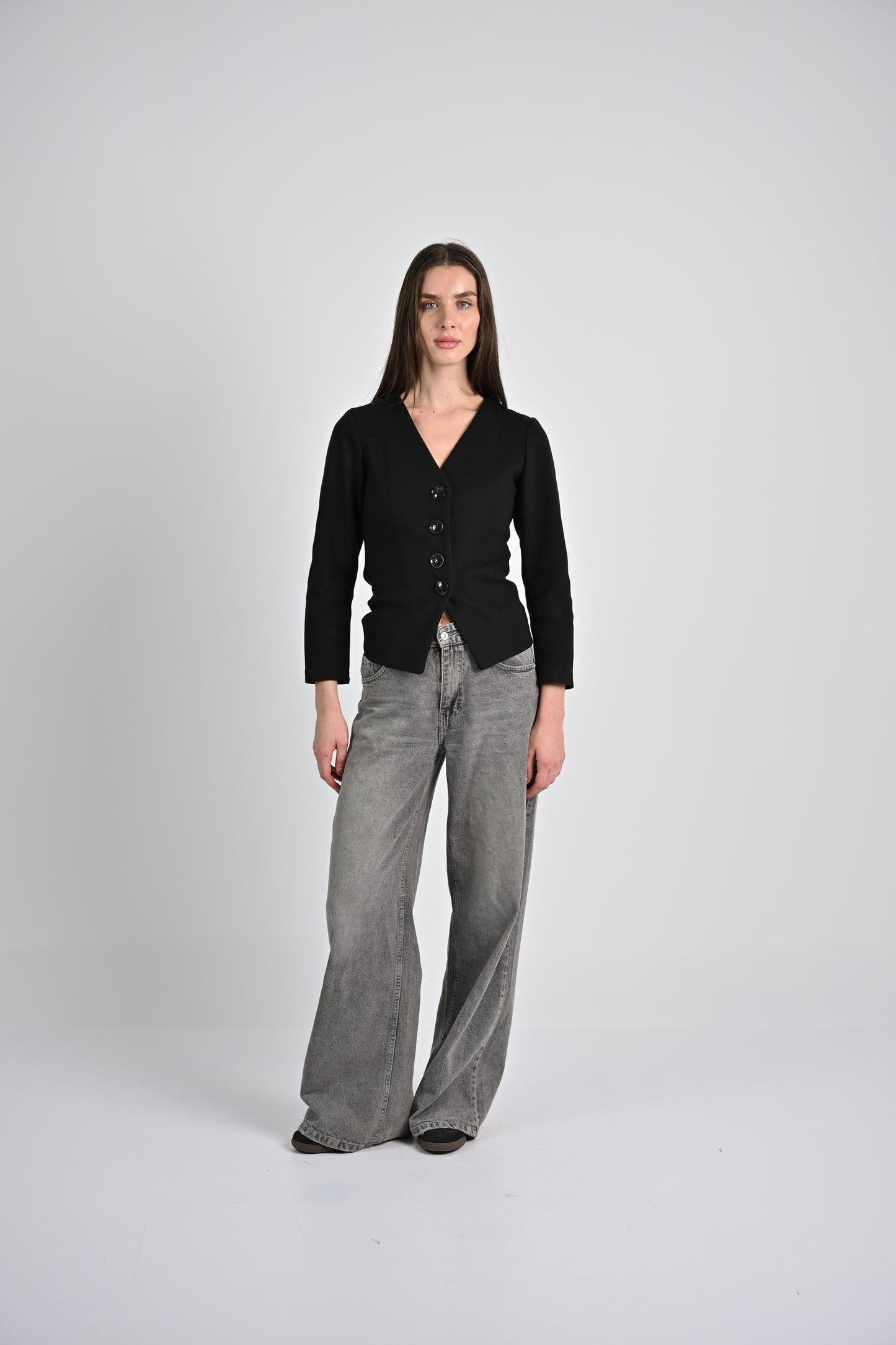 Sculpted Jacket-Black