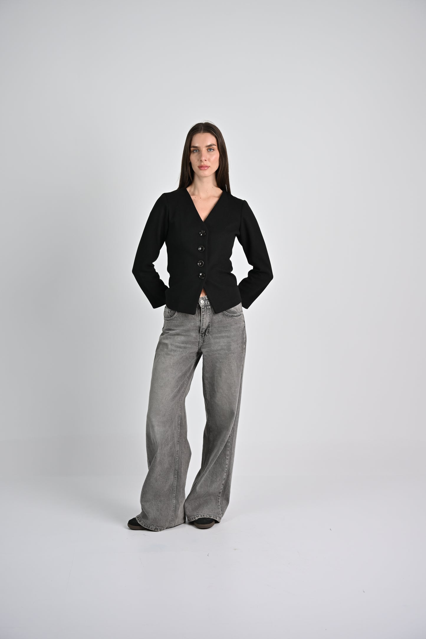 Sculpted Jacket-Black