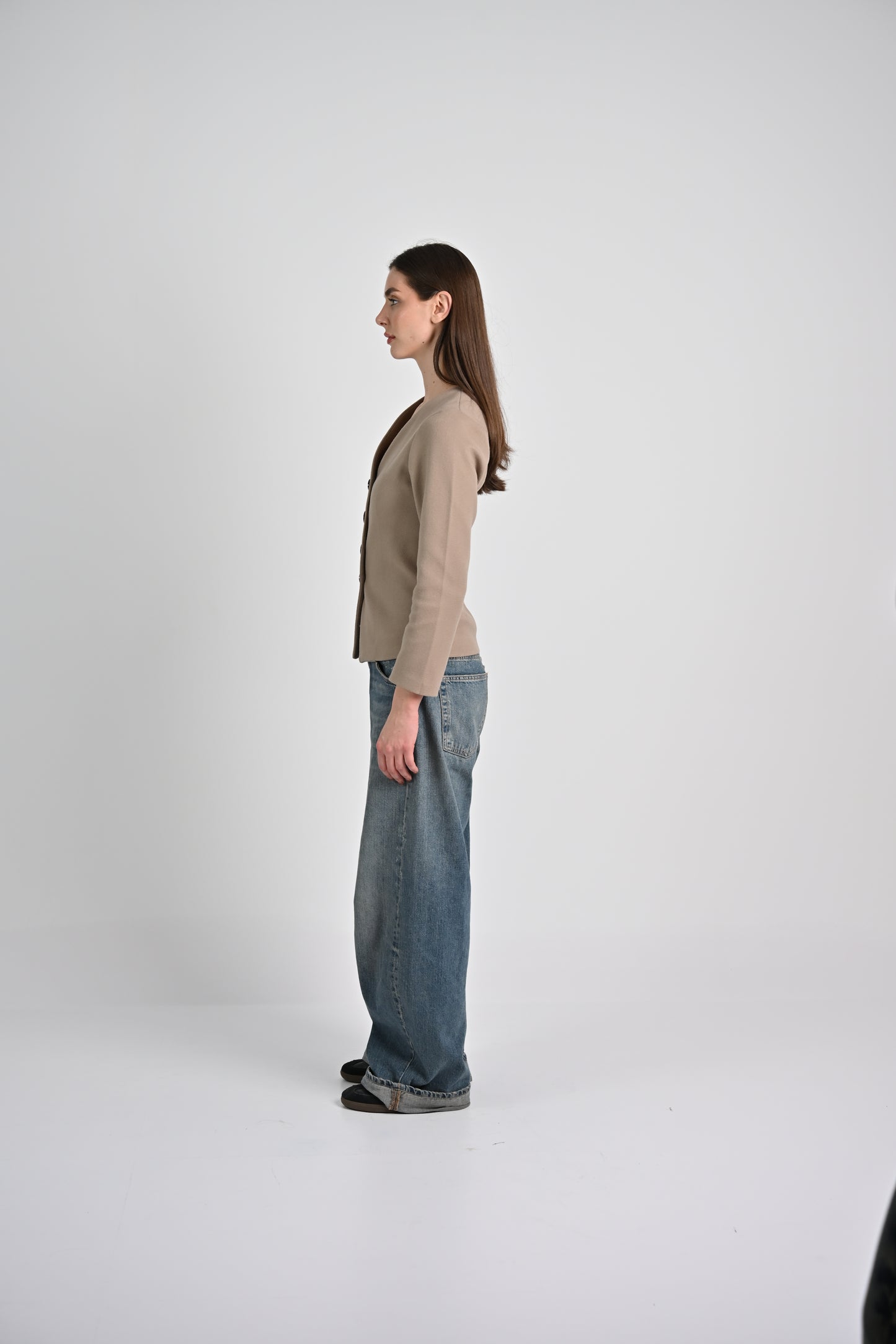 The Sculpted Jacket -Beige