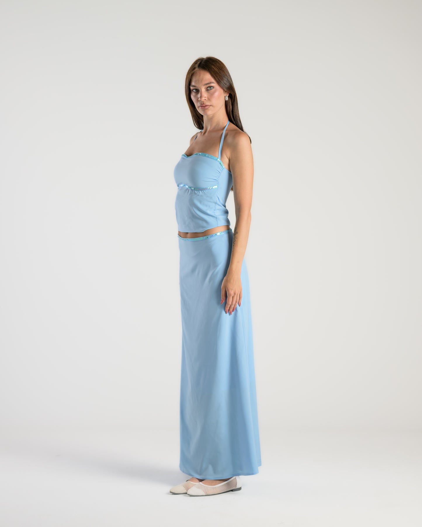 The Martini 2-piece set -Baby Blue