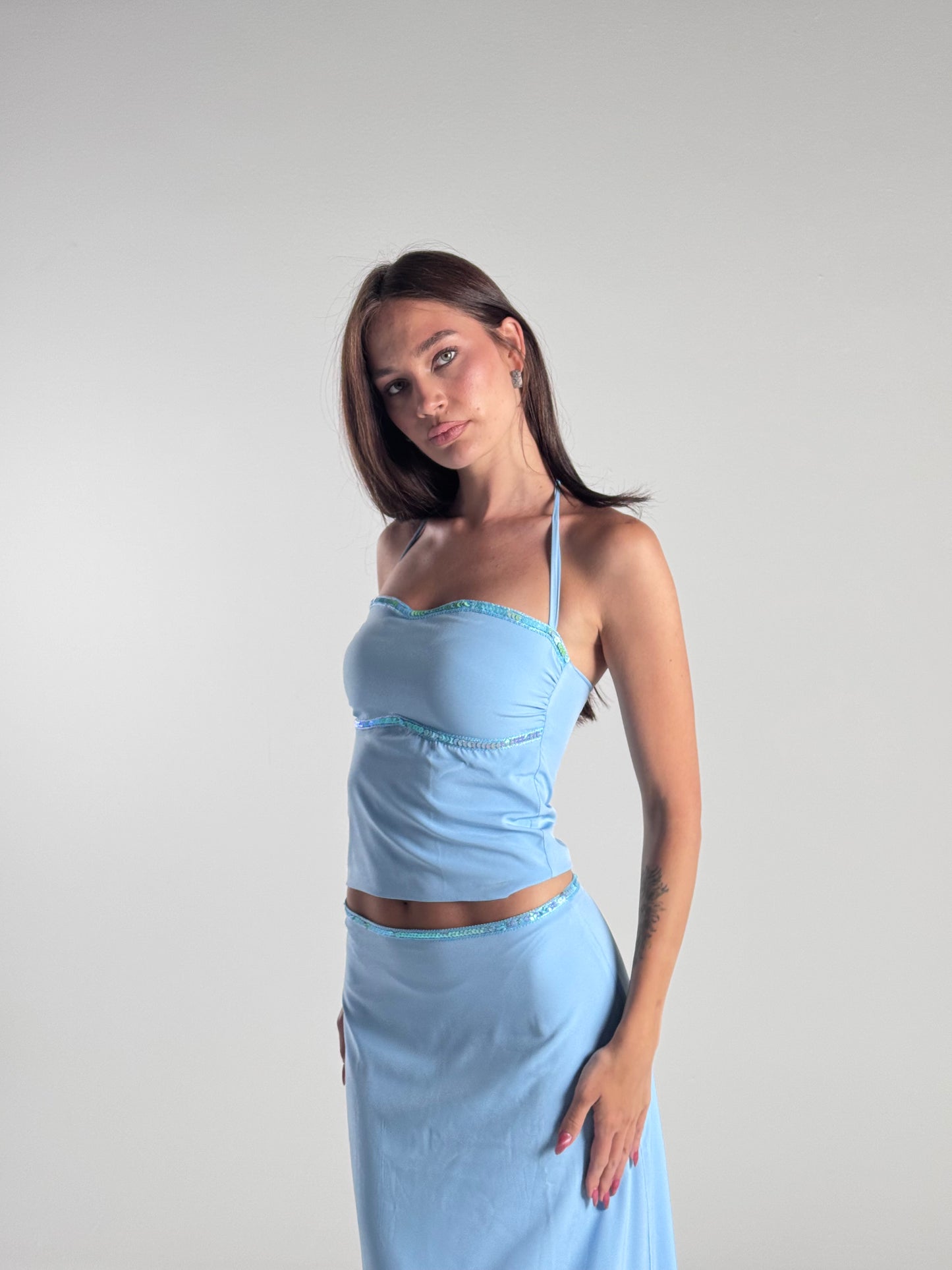 The Martini 2-piece set -Baby Blue