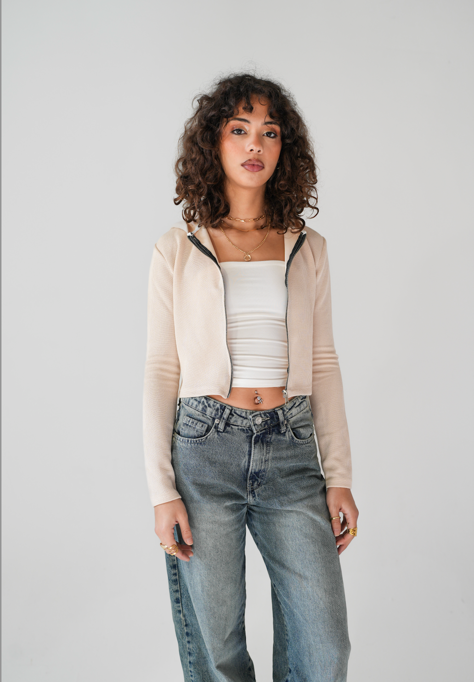 Knitted Jacket - Creamy